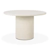 Eettafel Elements Dining Table Round Microcement Off White 26423 Ethnicraft