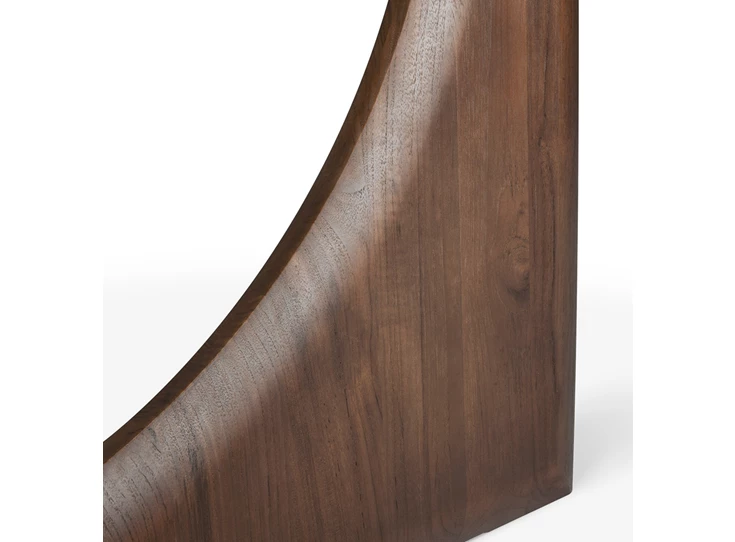 Detail Eettafel Teak Geometric Brown Dining Table Round 10513 Ethnicraft