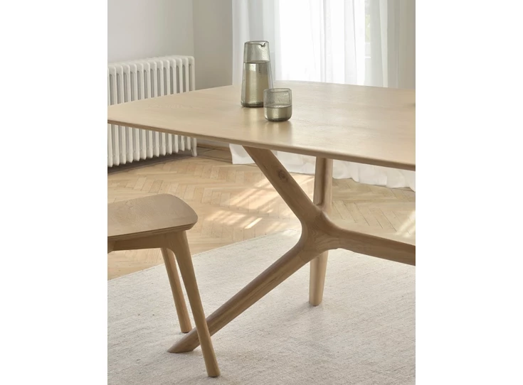 Zijkant Eettafel Oak X Dining Table 50029 Ethnicraft