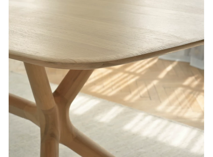 Bladrand Eettafel Oak X Dining Table 50029 Ethnicraft