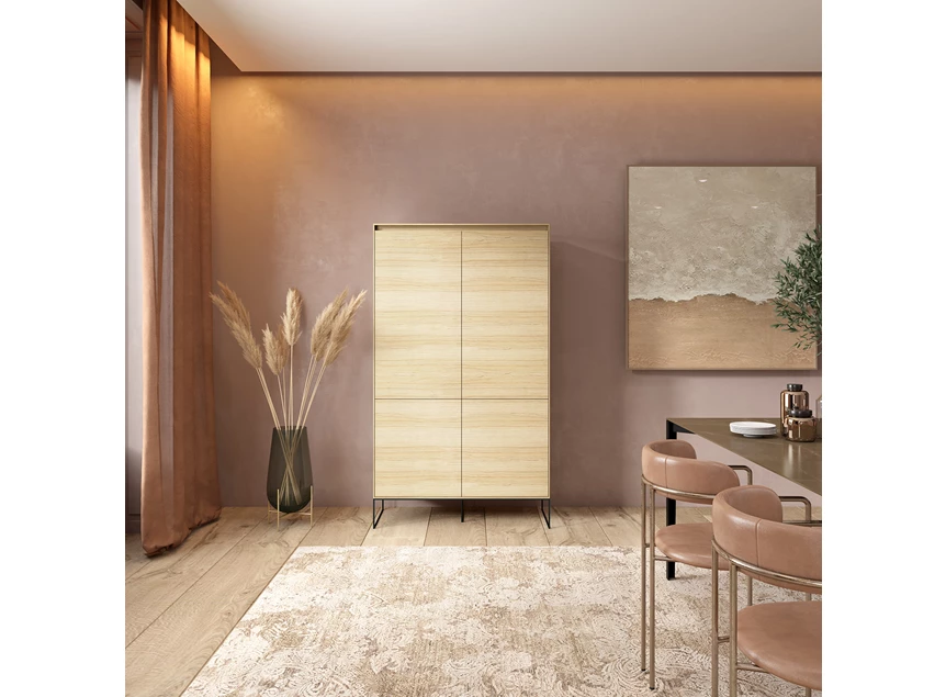 Hoge kast Zen 104x180x47cm - ZEHK4.PP/PP