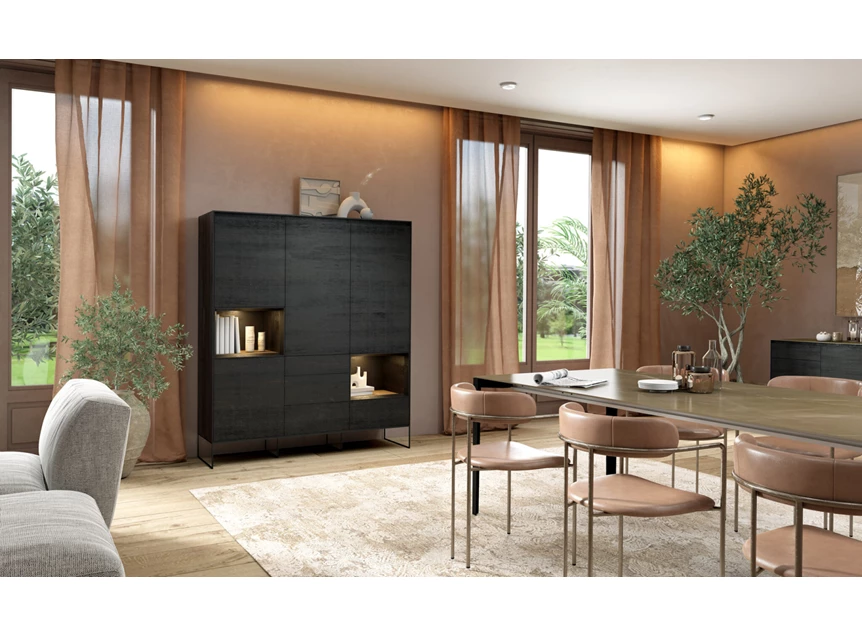 Hoge kast Zen 155x180x47cm - ZEHK6.DPP/PTD