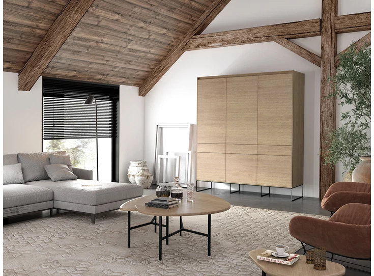 Hoge kast Zen 155x180x47cm - ZEHK6.PPP/AAA