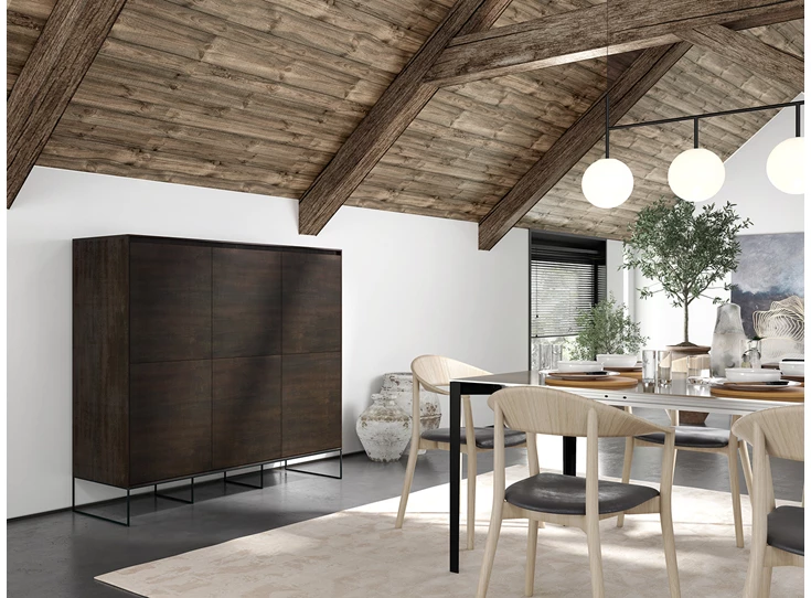 Hoge kast Zen 155x180x47cm - ZEHK6.PPP/PPP