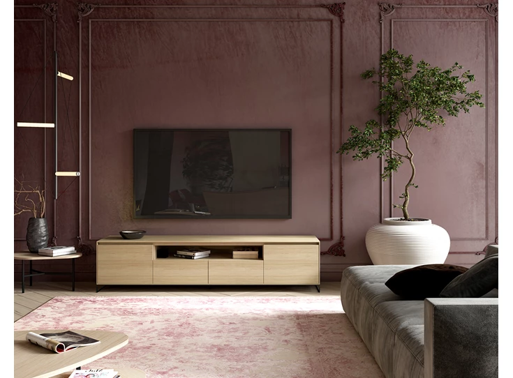 Televisiemeubel Zen 207x48x47cm - ZETV4.PCCP