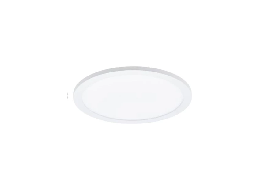 Sarsina- plafondlamp- led- 24W- dimbaar- aluminium- wit