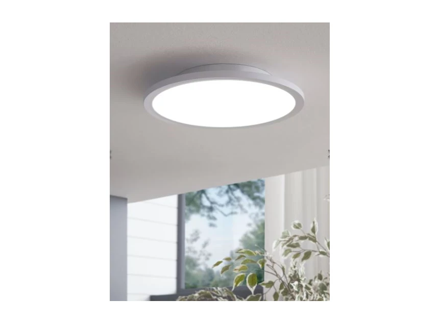 Sarsina- plafondlamp- led- 24W- dimbaar- aluminium- wit- sfeerbeeld