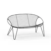 Sofa Wire 2 seater frame zwart Joli