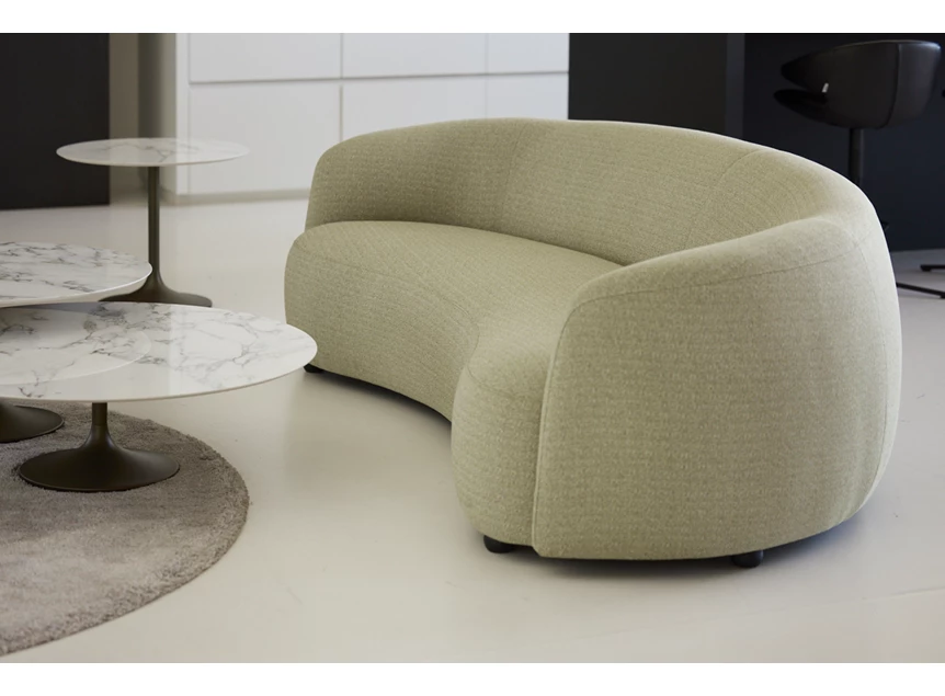 Sofa Olivo zetel 3-zit stof lichtgroen Joli