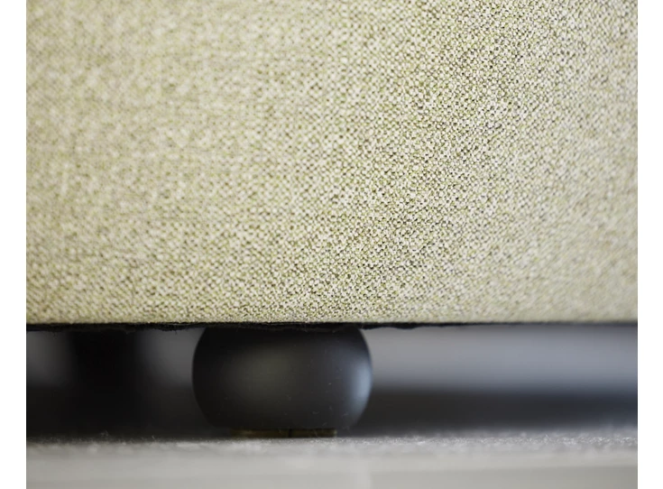 Onderstel Sofa Olivo zetel 3-zit stof lichtgroen Joli