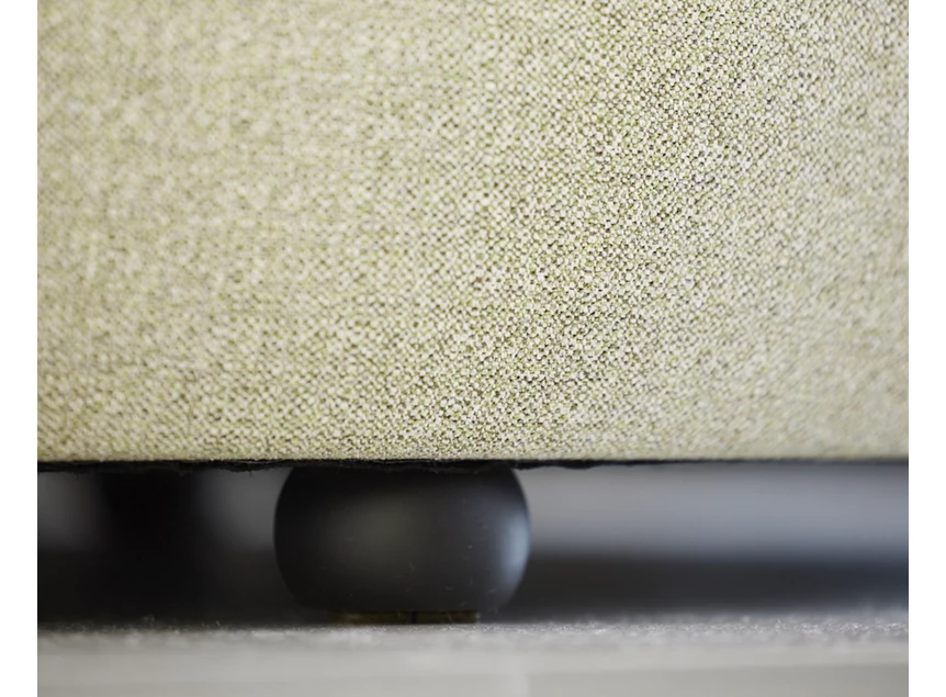 Onderstel Sofa Olivo zetel 3-zit stof lichtgroen Joli