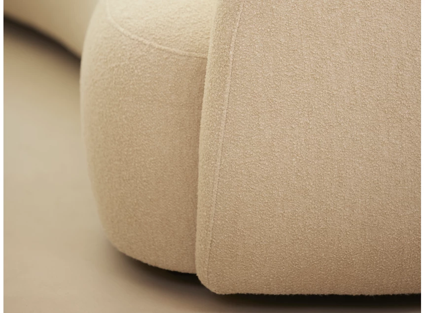 Detail Sofa Olivo zetel 3-zit stof beige Joli