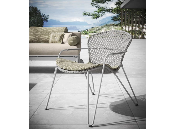 Low Chair Fizz bijzetzetel tuinmeubel Lino inlegkussen Bamboo Joli