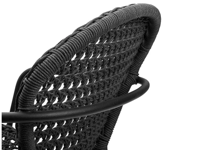 Detail Armstoel Fizz tuinstoel zwart Joli