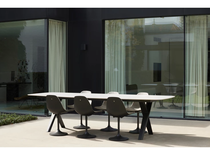 Outdoor tuinstoel Stoel Marguerite Central Base zwart Joli