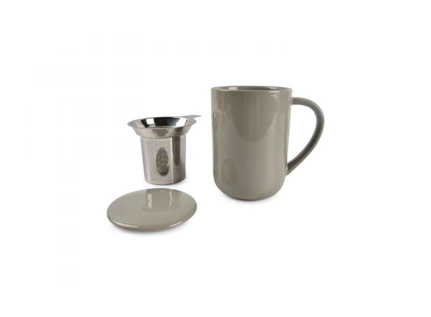 Juno theebeker- grijs- 50cl- uit elkaar