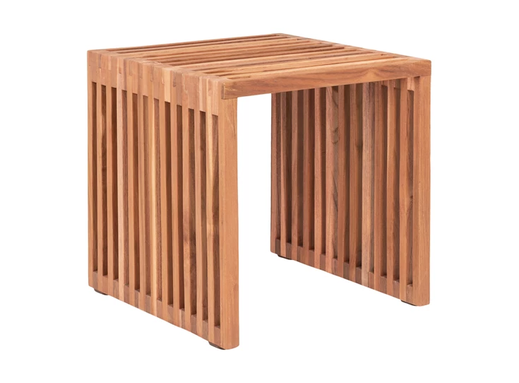 Pego side table- teak wood- nature- 40x40x40cm