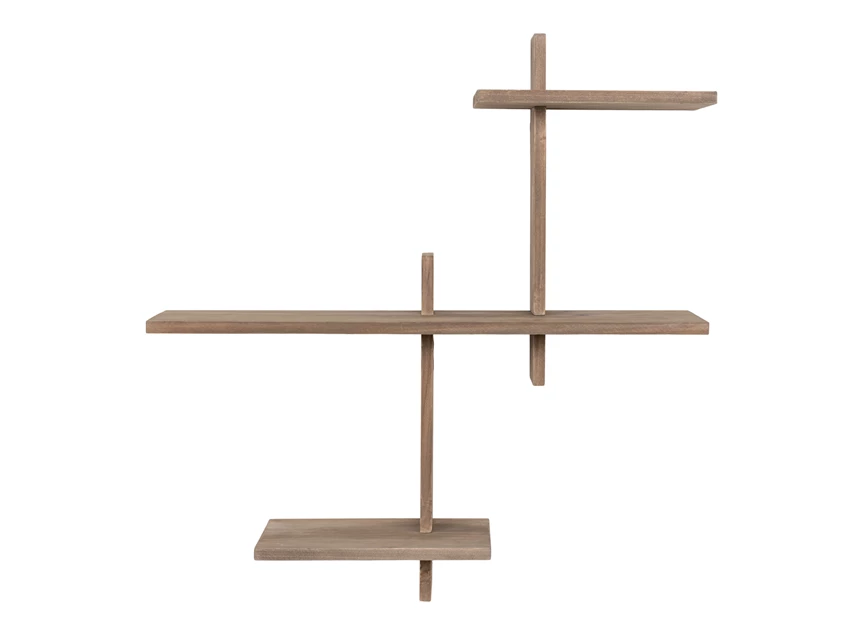 wandschap Wall shelf, pinewood 53x15x56 cm