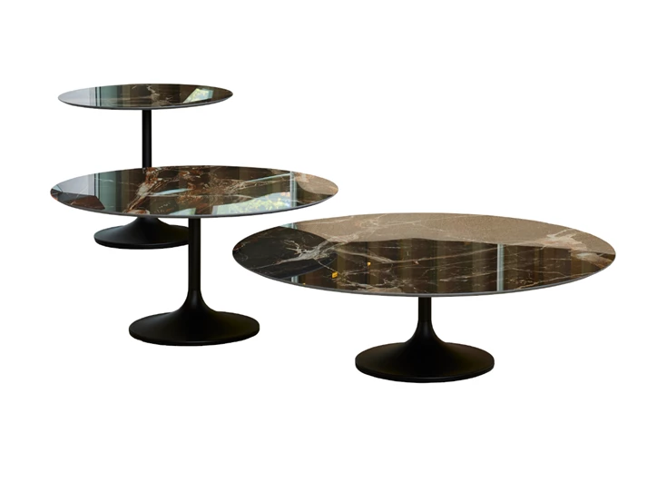 Salontafel Central set round keramiek Joli