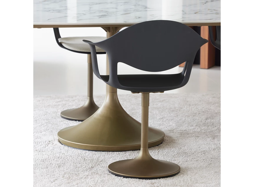 Achterkant Armstoel Sepia Central Base Joli