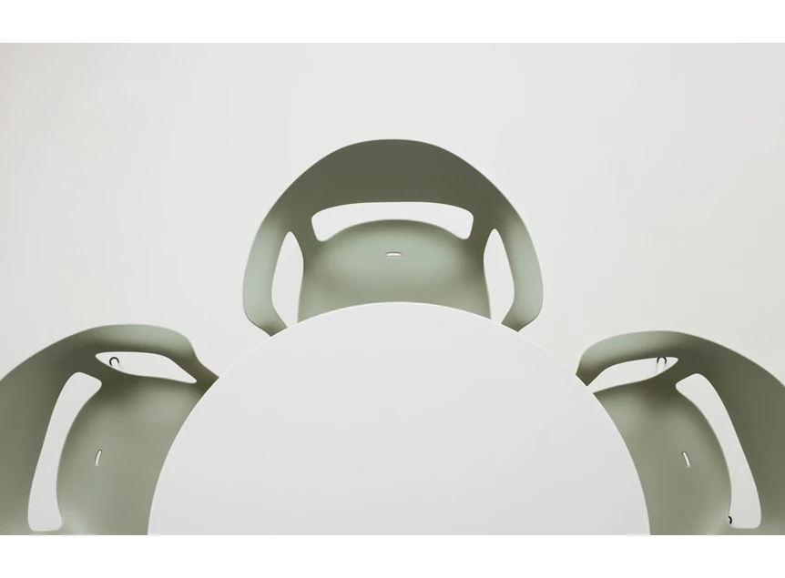 Bovenkant Armstoel Sepia 4-poot kuip mint Joli