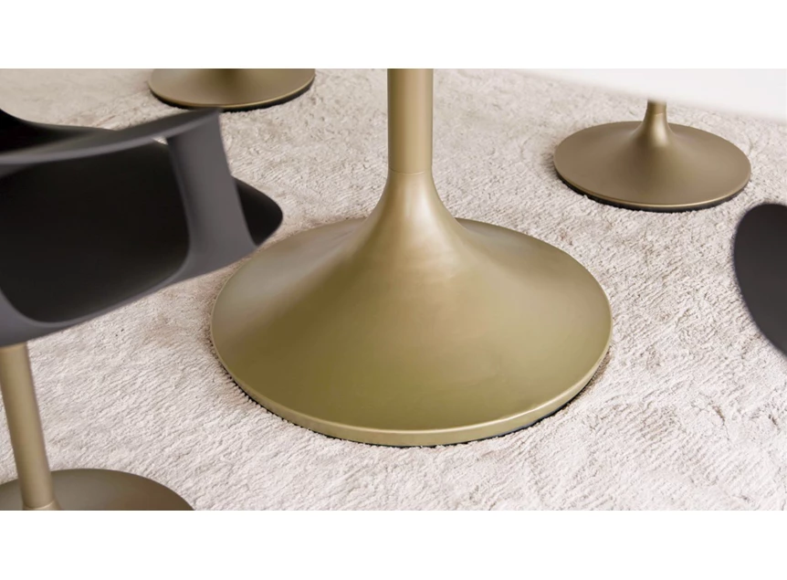 Onderstel Tafel Central Elyps Big keramiek Bianco d'Oro Joli