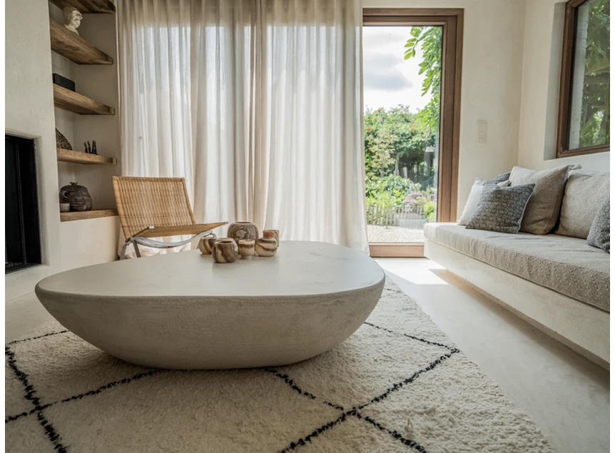 Salontafel Tomelle Keivormig Mortex Liz Tables