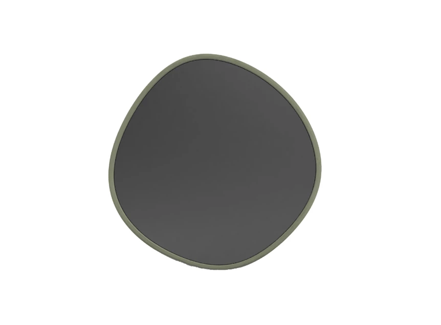 Spiegel Gusa 02 Round Large Mortex Olive Muundo by PR-Living