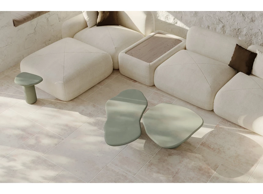 Sfeerfoto Salontafel Laini large Mortex Olive Muundo PR-Living