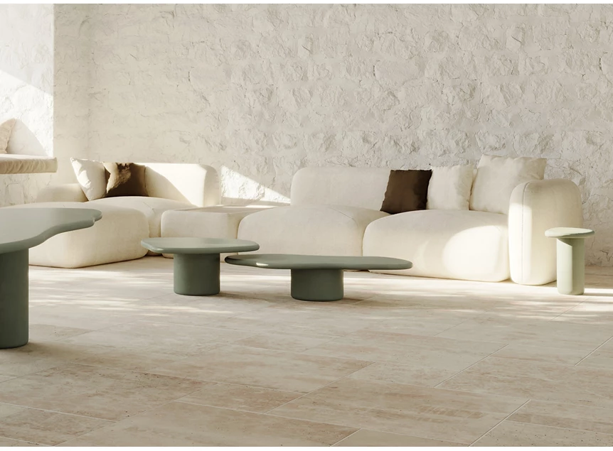 Front Salontafel Laini large Mortex Olive Muundo PR-Living