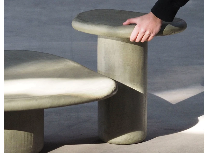 Bijzettafel Laini ST Mortex Olive Muundo PR-Living