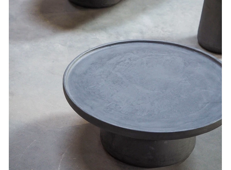 Bovenkant Salontafel Maana Round Mortex Charcoal Muundo PR-Living