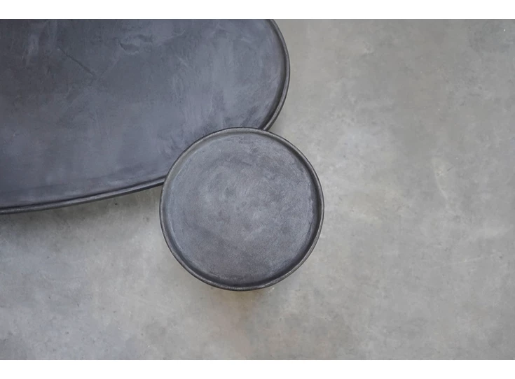 Bovenkant Bijzettafel Maana ST Mortex Charcoal Muundo PR-Living