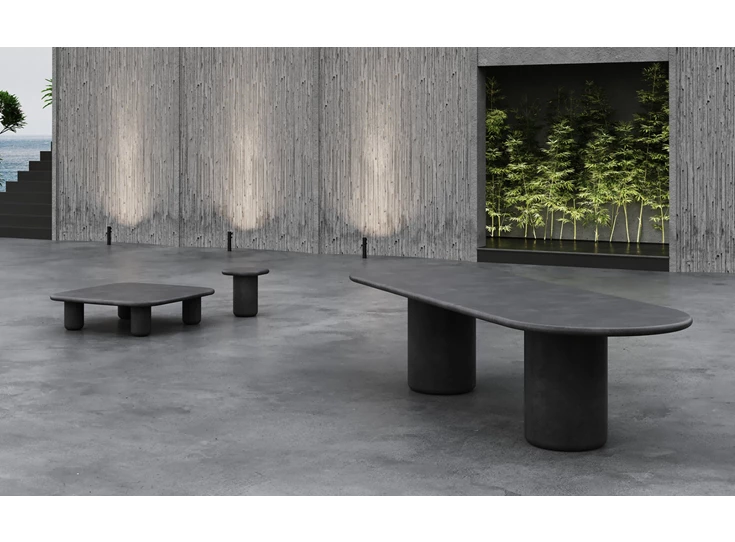 Tafel Haaki Mortex Charcoal Muundo PR-Living