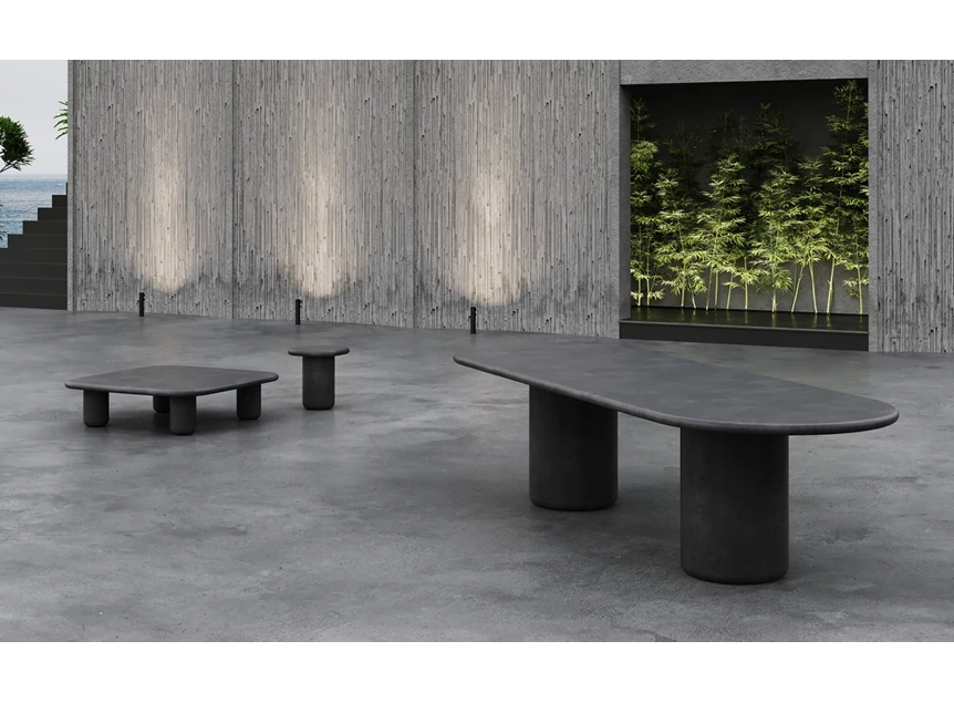 Tafel Haaki Mortex Charcoal Muundo PR-Living