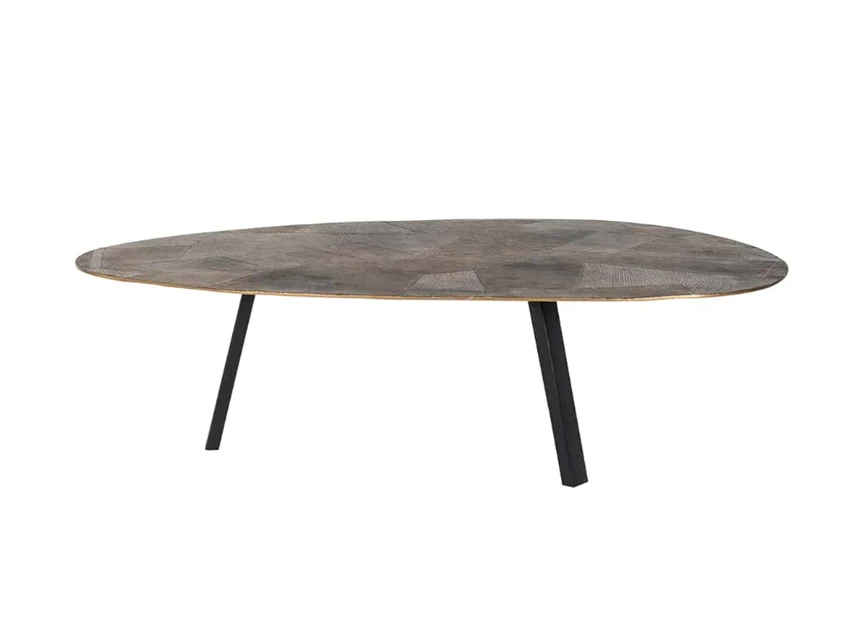 Zijkant Salontafel Tulum brushed gold 825195 Richmond Interiors