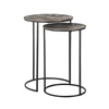 Bijzettafel set van 2 Tulum brushed gold 825193 Richmond Interiors