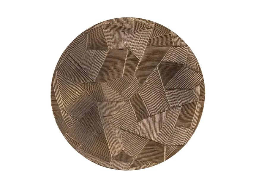 Blad groot Bijzettafel set van 2 Tulum brushed gold 825193 Richmond Interiors