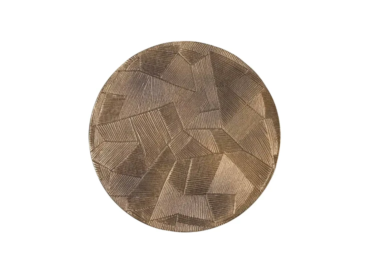 Blad klein Bijzettafel set van 2 Tulum brushed gold 825193 Richmond Interiors