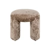 Front Poef Fargo Chenille Taupe S4548 Richmond Interiors