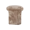 Zijkant Poef Fargo Chenille Taupe S4548 Richmond Interiors
