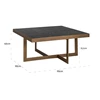 Afmetingen Salontafel Cambon dark coffee 7806 Richmond Interiors