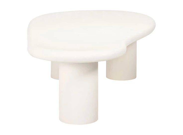 Zijkant Organische Salontafel Bloomstone mortex 7654 Richmond Interiors