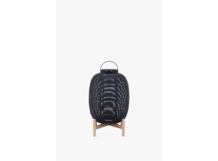 GI103 tika teak base lantern vincent sheppard LED onbehandelde teak 2700 kelvin 500 lumen outdoor