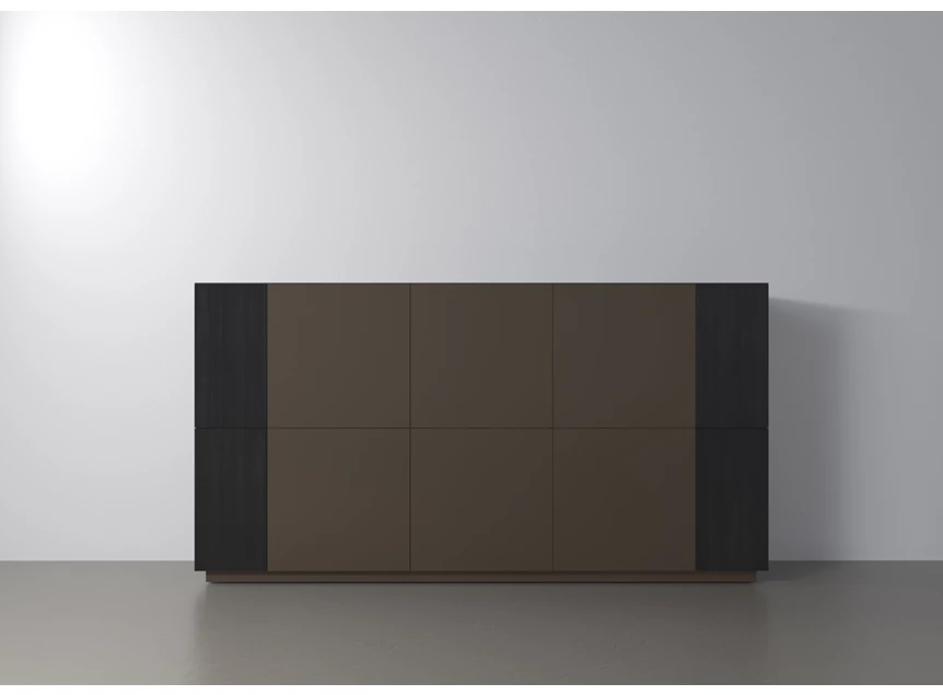 Barkast Capri Riva 966 matte lak carbon eik zwart hout Coesel