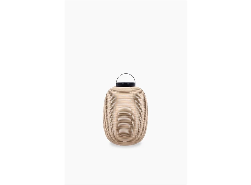 GI003 tika lantern verlichting outdoor oplaadbaar zonne-energie vincent sheppard vlechtwerk 8 uren