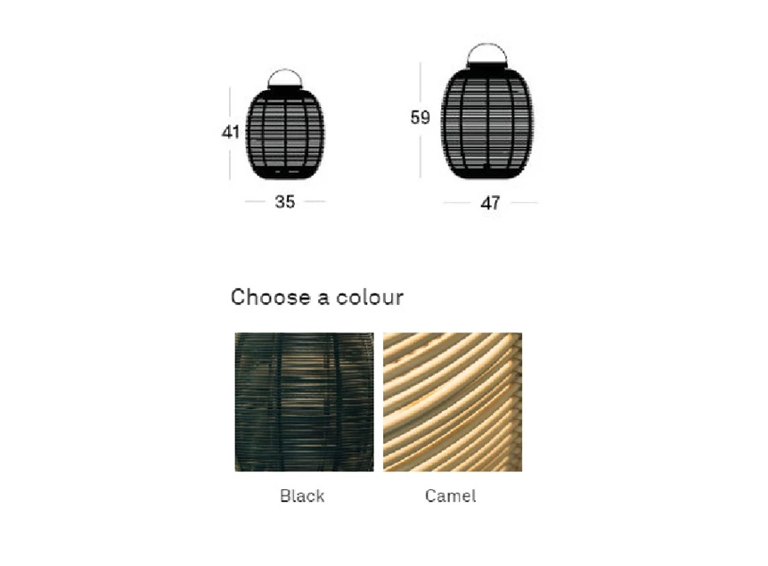 GI003 zonne-energie tika vincent sheppard vlechtwerk 8 uren lantern verlichting outdoor oplaadbaar