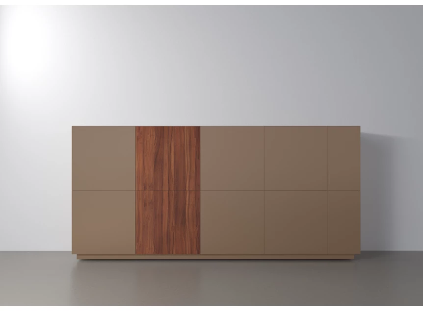 Barkast Capri Riva 840 matte lak sahara noten hout Coesel