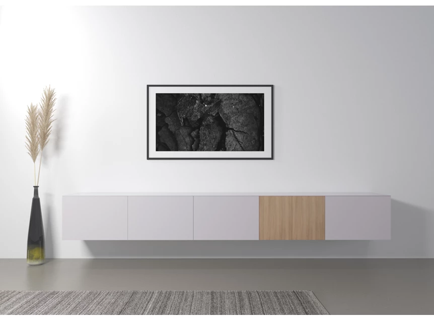 Sfeerfoto Tv-kast Capri Riva 780 matte lak wit eik hout Coesel