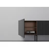 Open Tv-kast Capri Riva 640 matte lak brons eik zwart hout Coesel